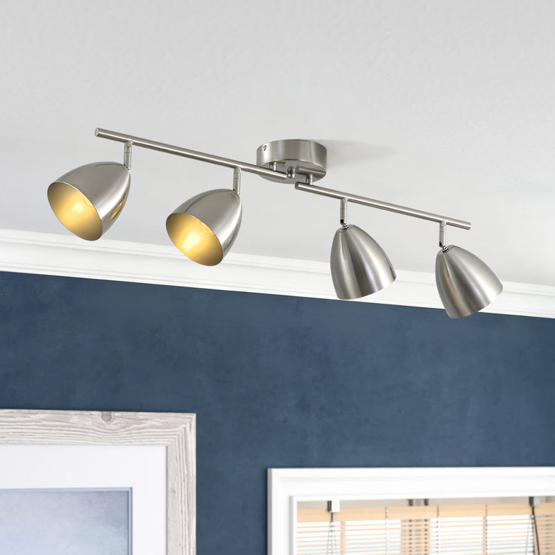 Plafonnier semi-encastré 4 lumières Modern