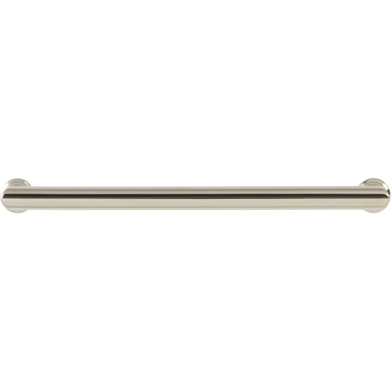 Morris Bar Pull, Polished Nickel, 7 9/16" Center to Center