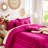 Luxury Velvet Bedding Comforter Sets 3 Pieces. Lightweight fluffy and soft velvet comforter set-126230932-126230937