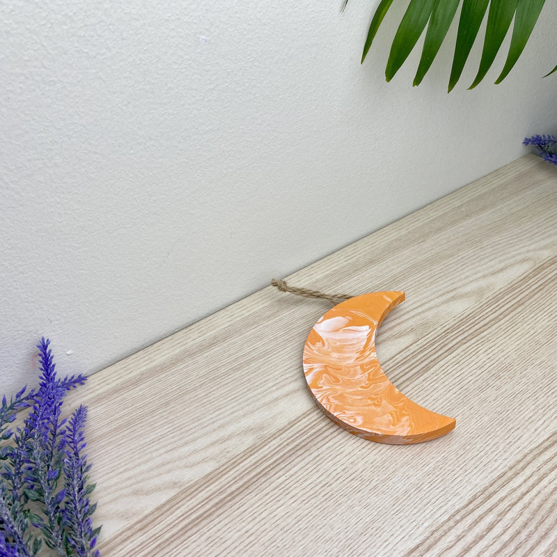 Moon Wall Hanging, Orange
