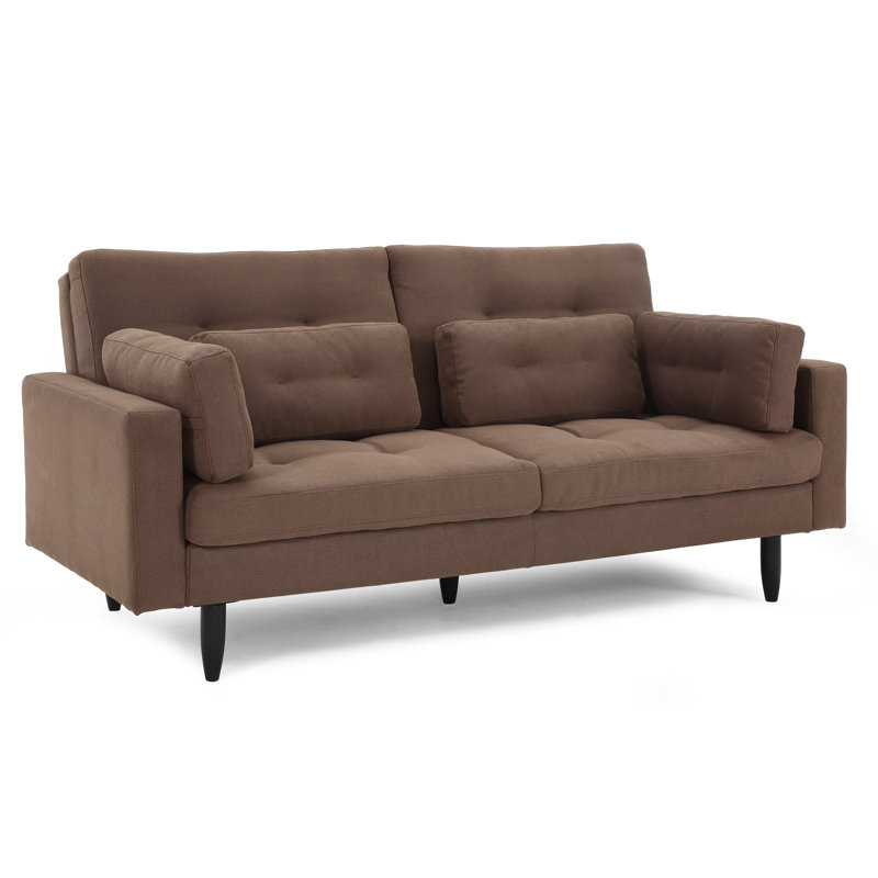 Upholstered 83.9'' Sofa, Mocha