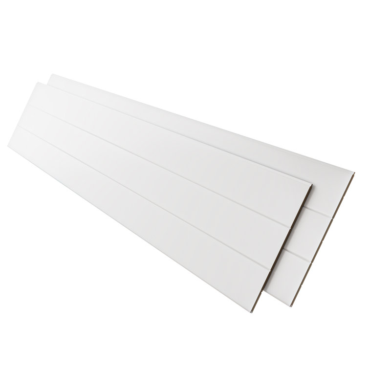 84'' X 5'' Reversible Tongue And Groove Ceiling Boards Paintable White  Wall Panelling（Set of 6）