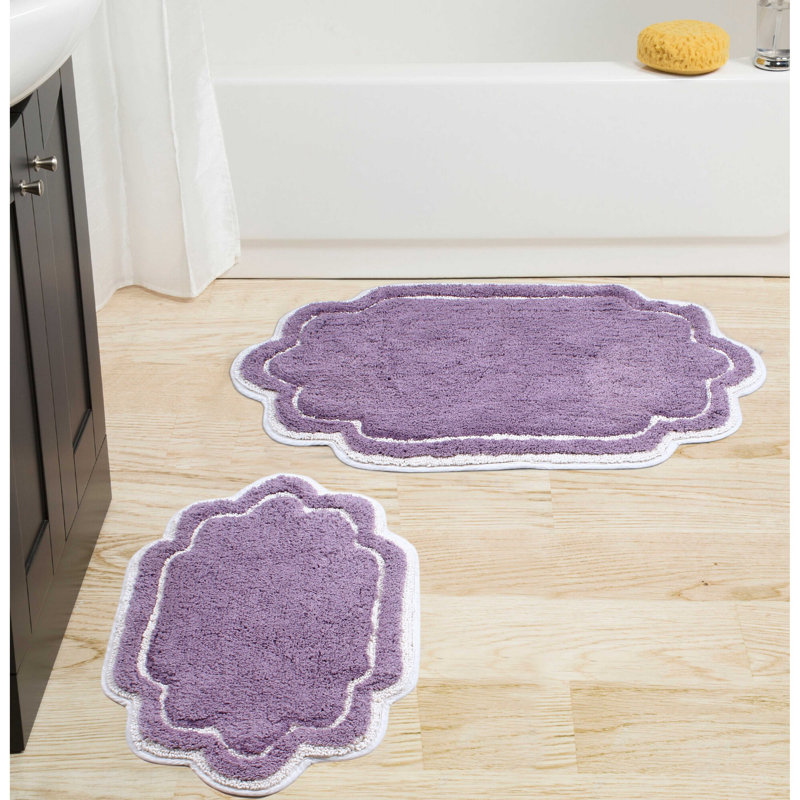 Tapis pour salle de bain Dobrinka, Mauve