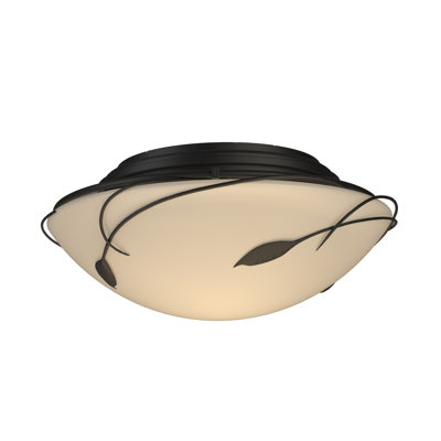 Leaf 2 - Light 13.6" Unique/Statement Bowl Flush Mount