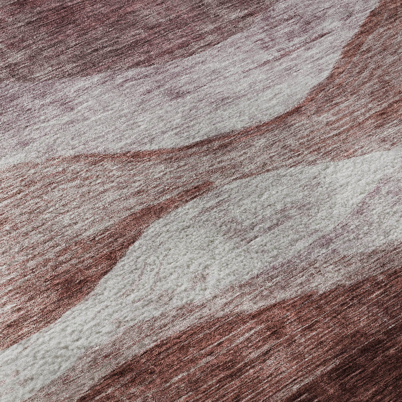 Premium Machine Washable Krause AMF1141 Swirls Rug, Tapis de couloir 2 pi 3 po x 7 pi 6 po