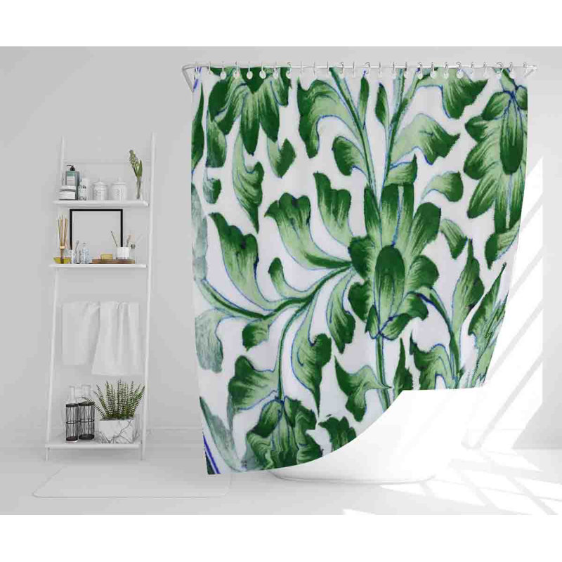 Mirain 13 Piece Polyester Shower Curtain Set