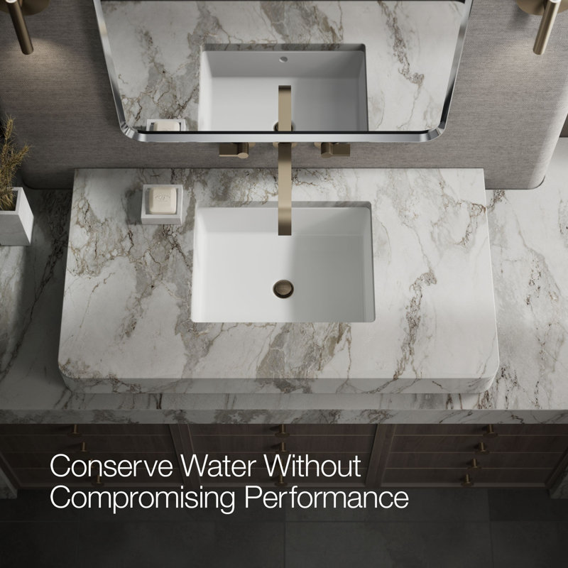 Components Wall-Mount Bathroom Sink Faucet Trim, Vibrant Brushed Bronze