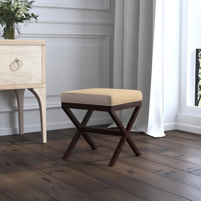 Pervin Solid Wood Accent Stool