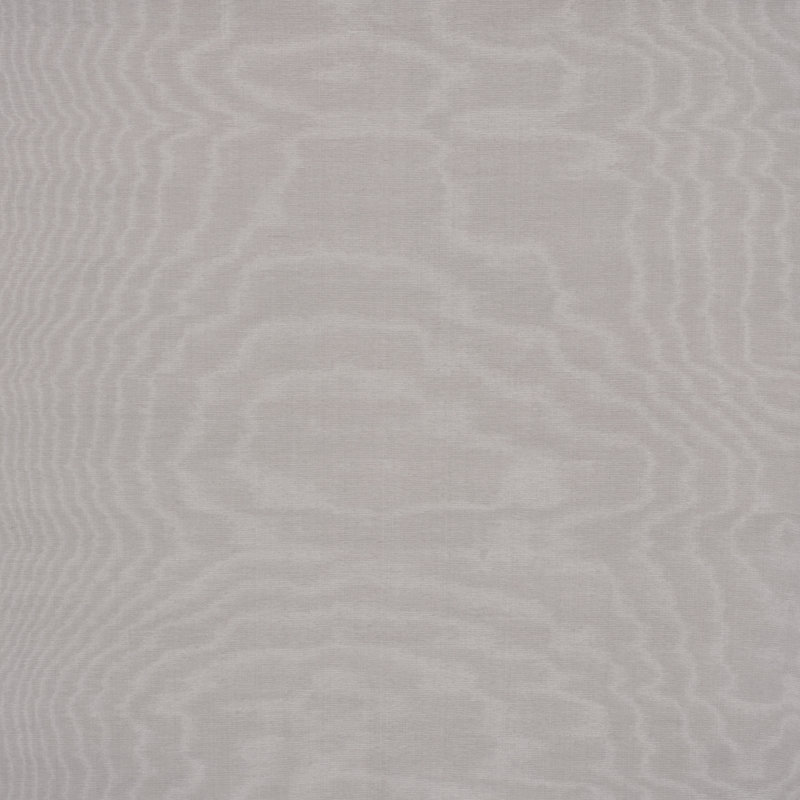 Luna Moire Fabric, Zinc