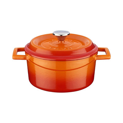 Fonte: H 5 po: 2,5 po 18 oz Faitout rond en fonte