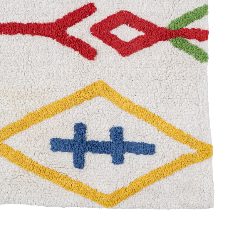 Aymeline Ikat Area Rug, Rectangle 120 x 160cm