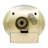 QHK059GLH Basic Alarm Clock, Golden-297344806