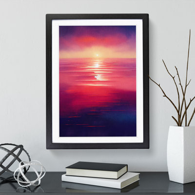 XV1022-1982X Exceptional Sunset - Single Picture Frame Print
