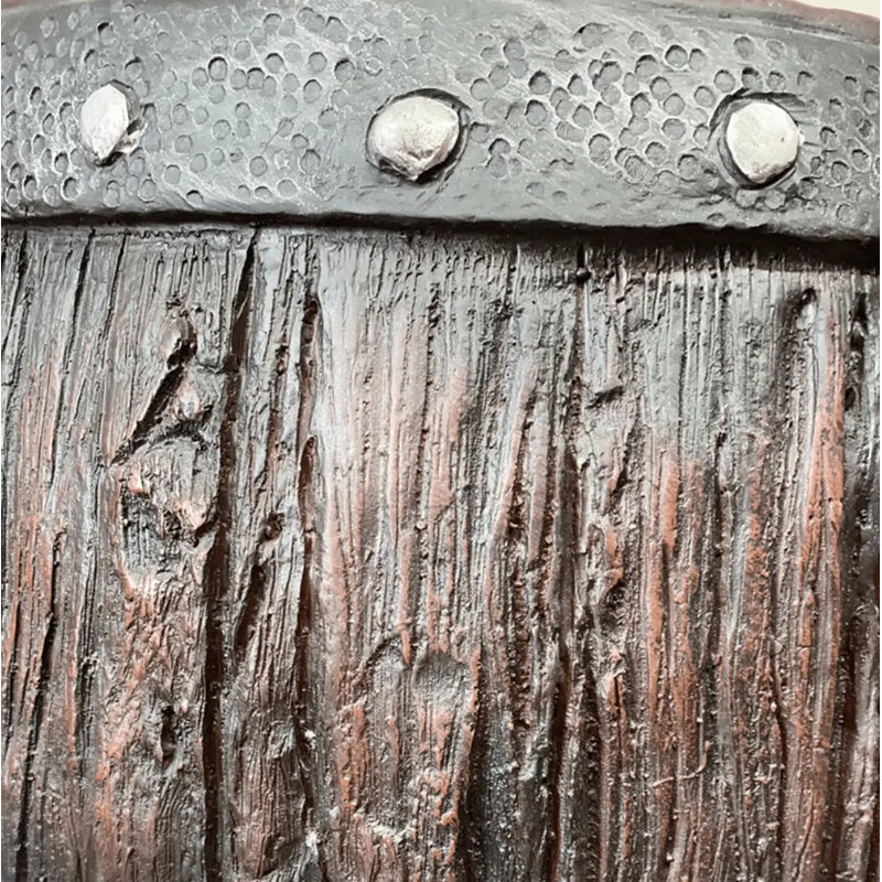 Petite statue de baril rustique