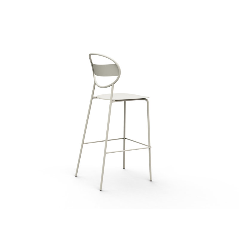 Tabouret de bar 25 po Sole, Blanc