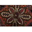Tapis oriental en laine rouge rétro noué à la main 9 pi x 10 pi 5 po Heriz