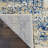 Burnie Oriental Blue/Ivory Area Rug-47640373