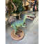 Statue de petit dinosaure petit rapace vert