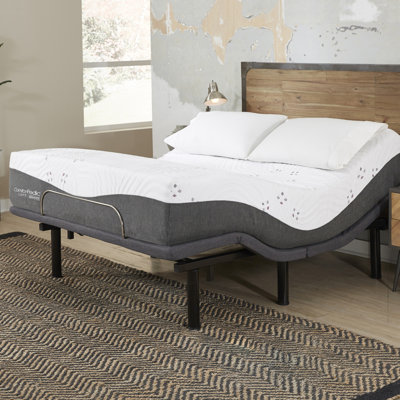 Comforpedic Loft from Beautyrest Medium Gel Memory Foam Mattress and Adjustable Base