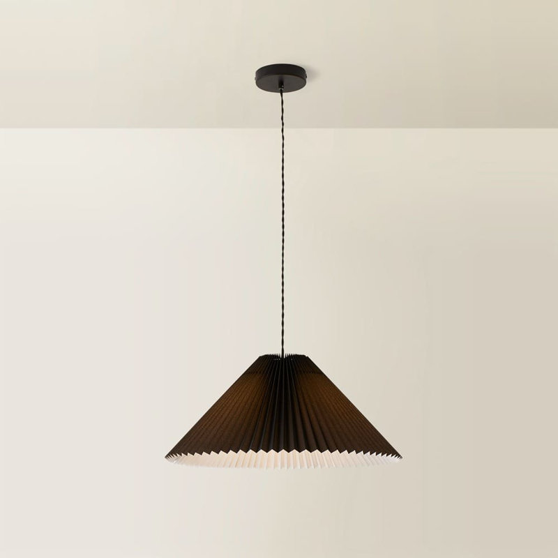 Kameron 1 - Light Painted Shaded Pendant, Yes, Black