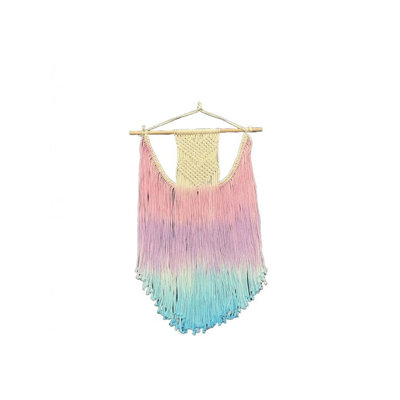 Ombre Look Fringed Macrame Wall Decor