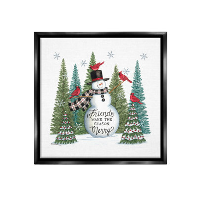 «Winter Friendship Snowman» par Deb Strain sur toile