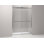 Levity 59.63'' x 82'' Double Sliding Shower Door with CleanCoat® Technology