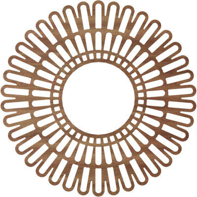 Médaillon de plafond en bois Cornellius