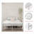 Tardun Metal Canopy Bed-591481705-591481701