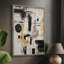 Reproduction encadrée ABSTRACT Series CECXCVII - bois massif-871605721