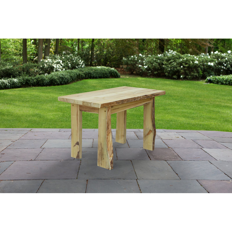 Table de salle à manger en bois Raphael, Brut, H 30 po x L 44 po x l 28 po