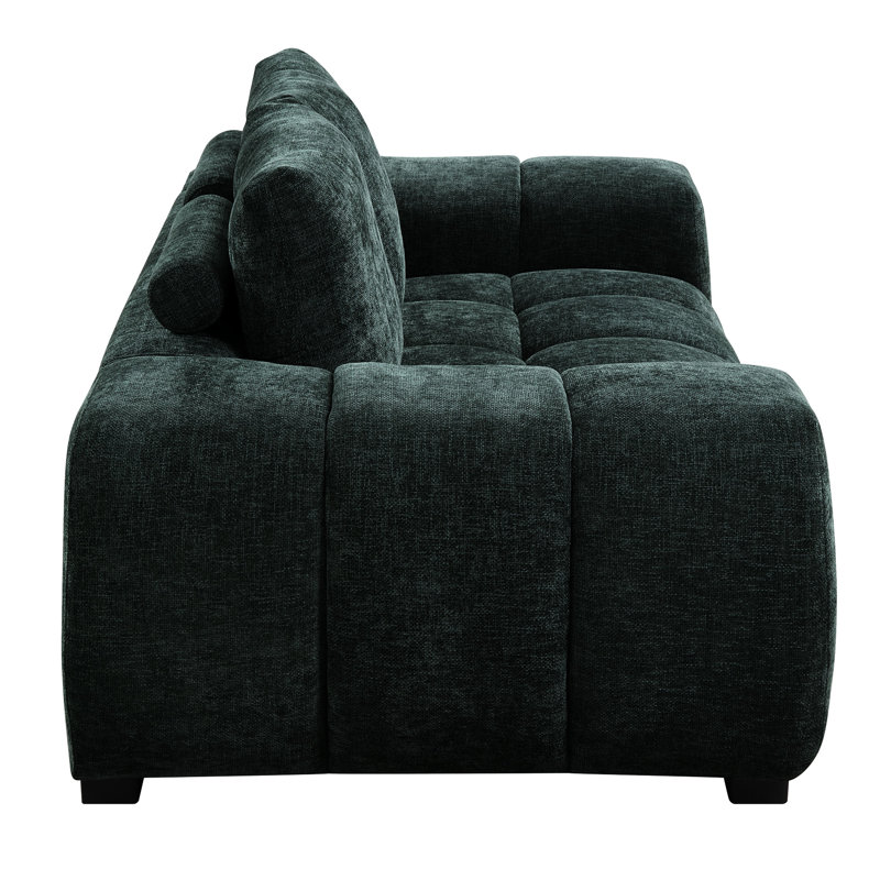 Chenille Comfortable Seat - Inner Frame, Foam Padding 2 Bed Build, Convertible Design