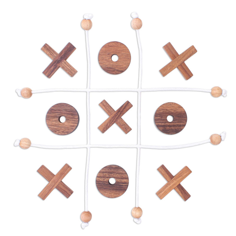 Jeu Janicia fabriqué à la main en corde et bois