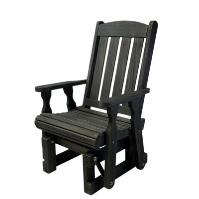 Heavy Duty 600 Lb High Back Mission Treated Glider Chair