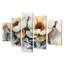 Automne harmonie pivoines flottantes Bouquet II - harmonie - art mural traditionnel pour salon diamant