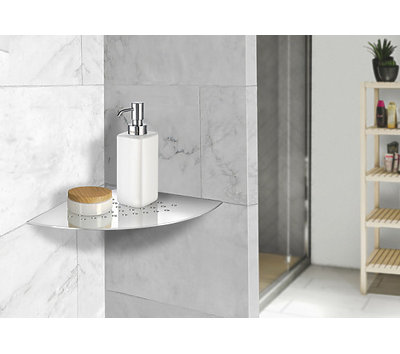 Tablette de coin Grout Line pour douche