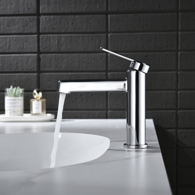 Single Handle Swivel Single Handle Sink Faucet Electroplated H59 Mixer Faucet For Kitchen, Bathroom, Hot And Cold Water
