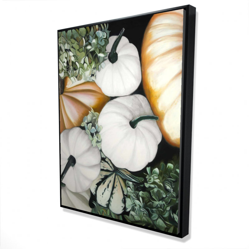 Fall Pumpkins Print On Canvas