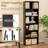 70" Tall 6-tier Bookcase With 6 Open Shelves Anti-toppling Kits For Living Room-1555305683