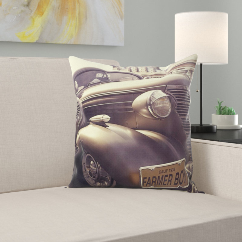 Coussin de voiture rétro