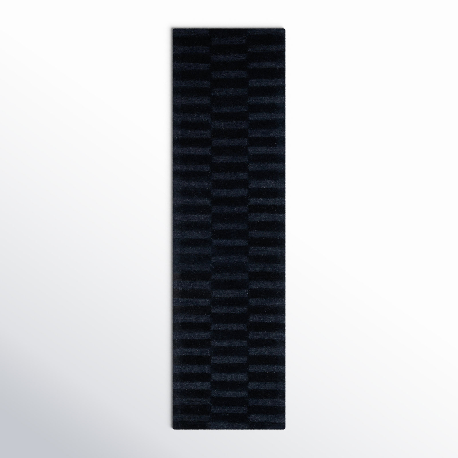 Bunkerville Hand-Woven Striped Rug, Runner 2'3" x 8'