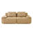 82" Modern L-Shaped Modular Sectional Sofa For Living Room, Corduroy Fabric, 2-Seater Couch With Deep Seat, Pearl-Like Piping, Tufted Design, No Assembly, Anti-Slip Design-375833397