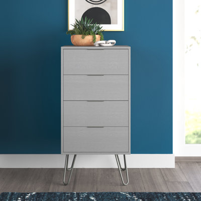 Dufresne 4 Drawer Narrow Chest of Drawers
