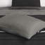 Édredon 7 pièces pour très grand lit - Faux suède noir avec jupe de lit moelleuse lavable à la machine