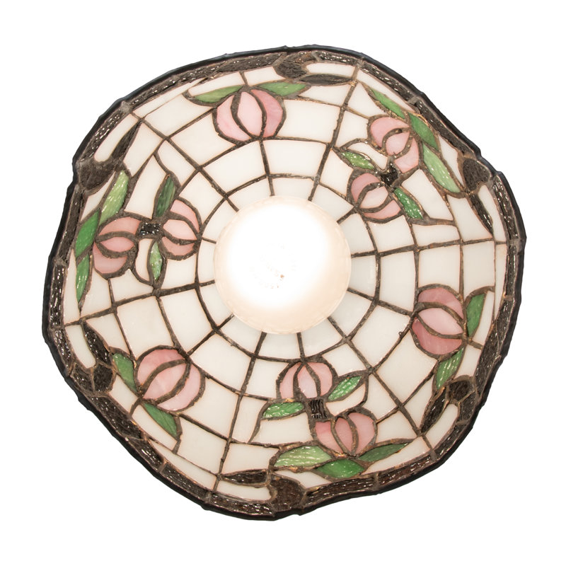 7" Wide Roseborder Mini Pendant