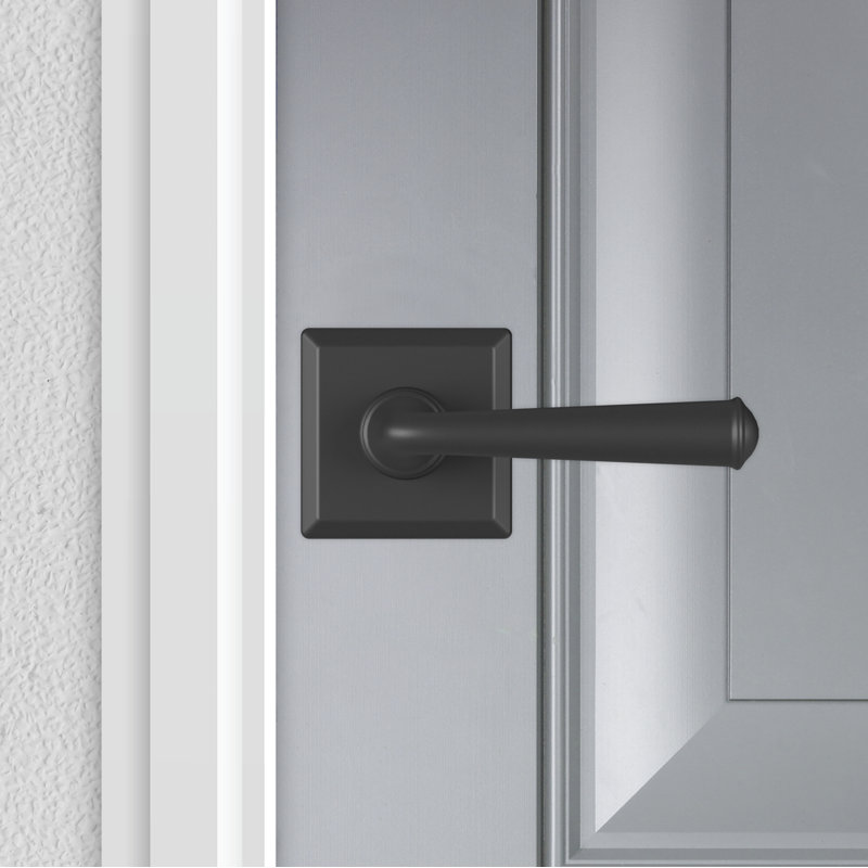 Federal Door Lever with Rosette, Right