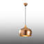 Luminaire suspendu simple en métal doré