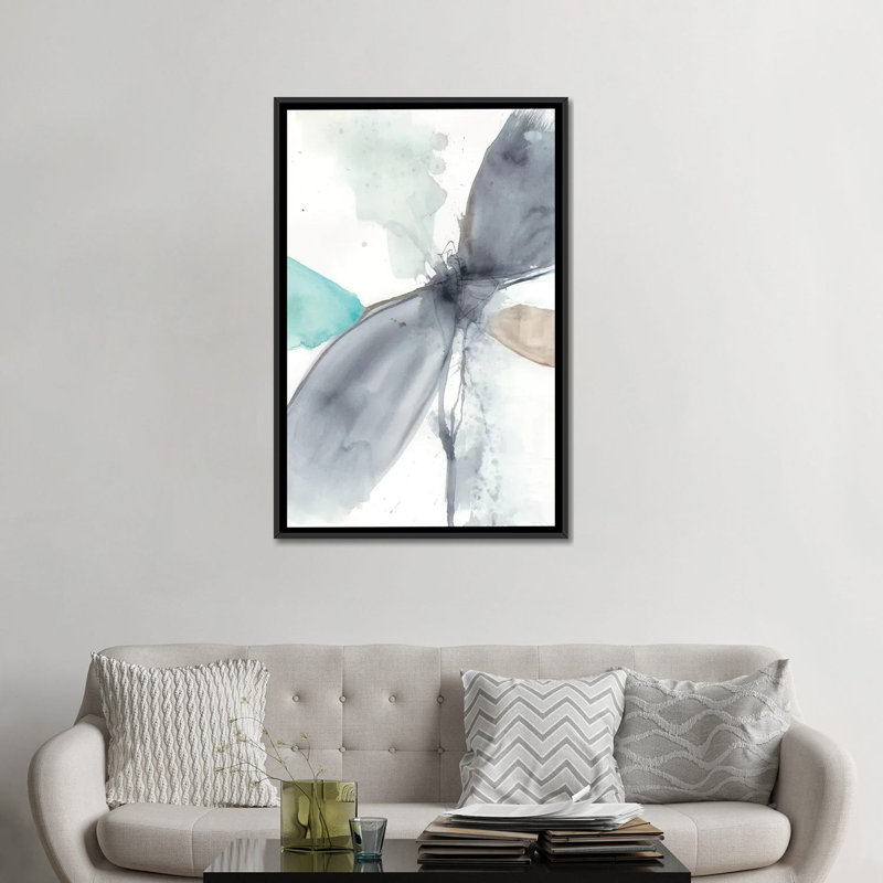«Vortex Illusion I» par Jennifer Goldberger, reproduction sur toile tendue, H 26 po x l 18 po x P 1,5 po, Pas de tapis