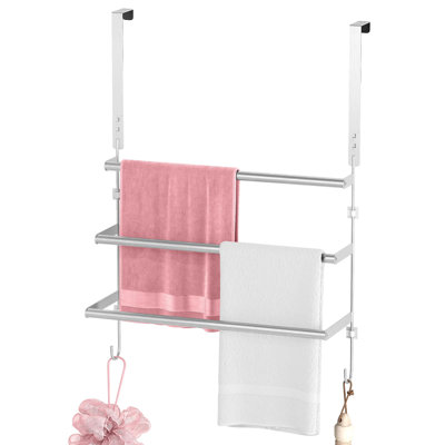 Porte-serviettes de porte, barre porte-serviettes, nickel