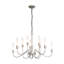 Lisse 10 - Light Candle Style Classic/Traditional Chandelier-71638697